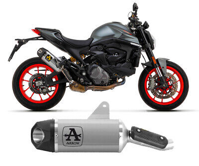 Ducati Monster 937 2021-2024 Exhaust Muffler Arrow Indy Race Titanium - 71939PK - ARROW EXHAUSTS