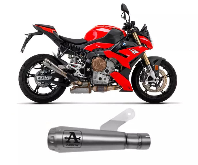 Arrow BMW S1000R Slip-On Exhaust 2021-2024 – Pro-Race Titanium