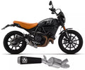 Arrow Ducati SCRAMBLER 800 Slip-On Exhaust + Link Pipe 2021-2024 – Pro-Race Black Catalytic