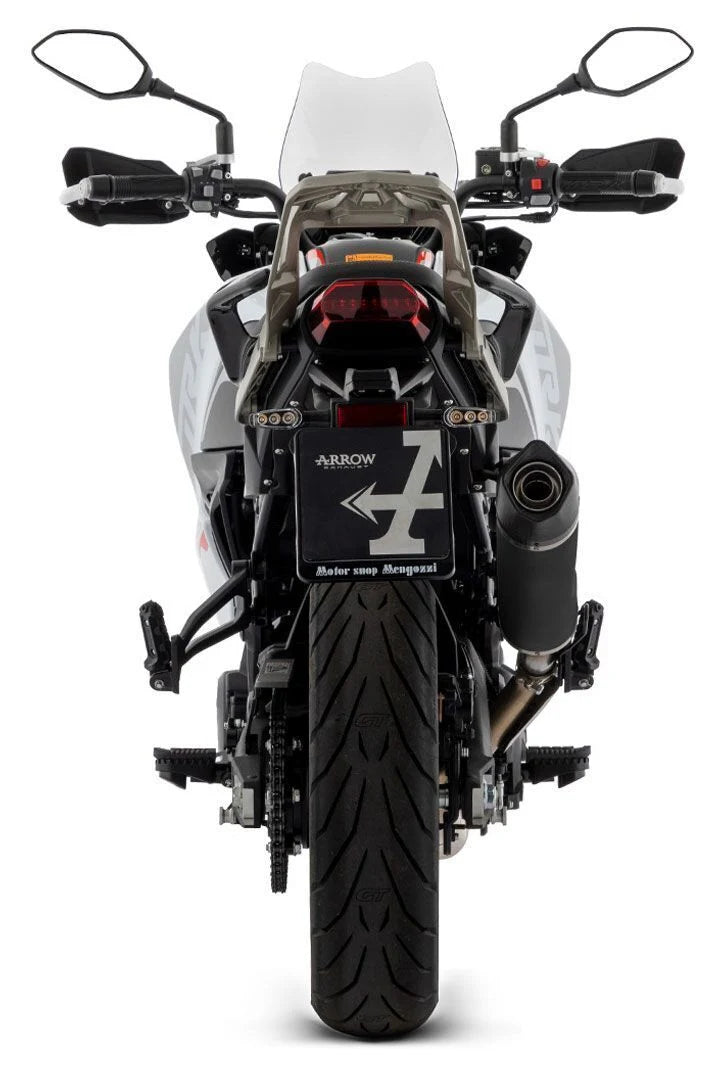Arrow Benelli TRK 702 / X Slip-On Exhaust 2023-2026 – Indy Race EVO Black Aluminium