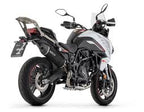 Arrow Benelli TRK 702 / X Slip-On Exhaust 2023-2026 – Indy Race EVO Black Aluminium