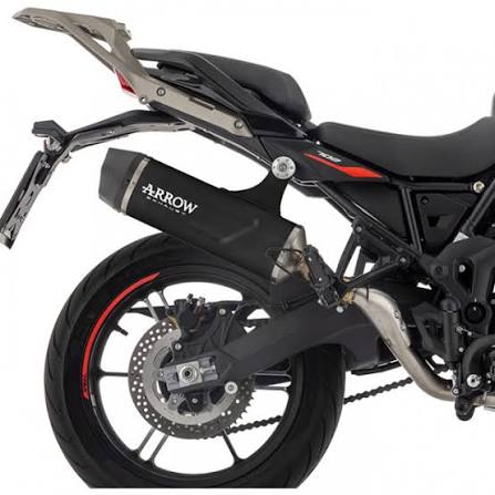 Arrow Benelli TRK 702 / X Slip-On Exhaust 2023-2026 – Indy Race EVO Black Aluminium