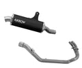Arrow Dark Aluminium Full System Exhaust Indy Race for Benelli TRK 702 / X - ARROW EXHAUSTS