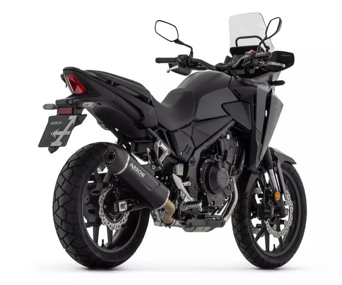 Arrow Honda CB 500 HORNET Slip-On Exhaust 2024 – Indy Race EVO Black Aluminium