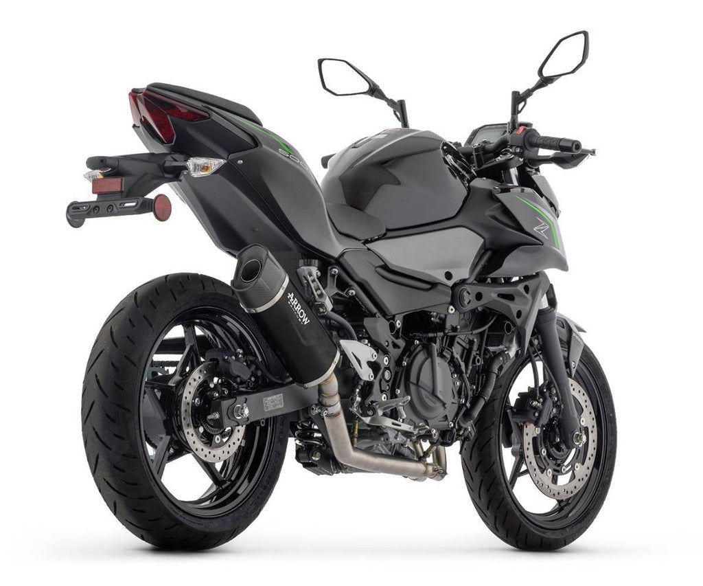 Kawasaki Z 500 2024 Full System Exhaust Arrow Indy Race Evo Aluminium Dark - 71967AKN71775MI - ARROW EXHAUSTS