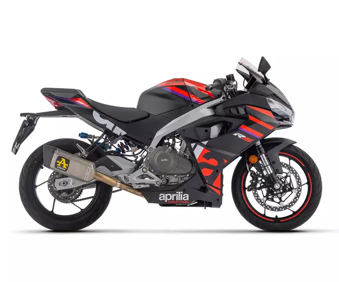 Arrow Aprilia RS 457 Full System Exhaust 2024 – Pista Titanium Carbon End Cap Road Approved