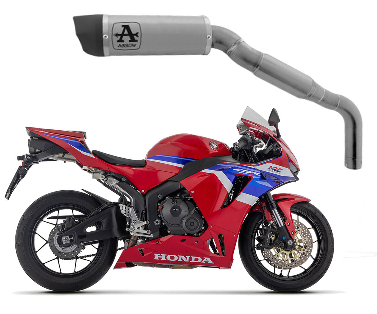 Honda Cbr 600 Rr 2024 Exhaust Muffler Arrow Indy Race Titanium - 71971PK - ARROW EXHAUSTS