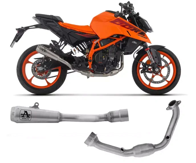 Arrow PRO-RACE Nichrom Full System Exhaust for KTM 390 Duke 2024 - ARROW EXHAUSTS