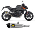 KTM Duke 990 2024 Arrow X-kone Titanium Exhaust Muffler Carbon End Cap - 71973XK - ARROW EXHAUSTS