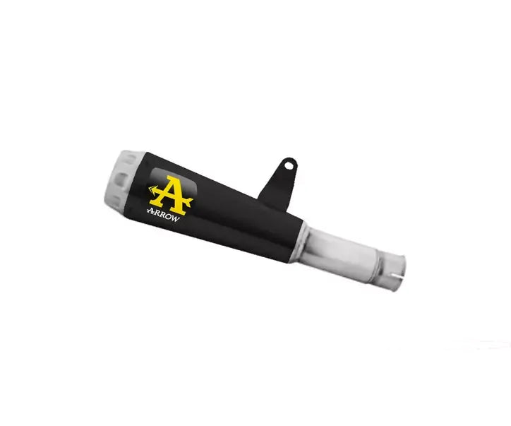 Arrow PRO-RACE Nichrom Dark Cap Steel Exhaust Muffler for Triumph SPeed 400 2024-2025 - ARROW EXHAUSTS