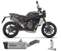 Arrow Exhaust Muffler + Central Link Pipe Arrow Indy Race EVO Titanium for Husqvarna Svartpilen 801 2024-2026 - ARROW EXHAUSTS