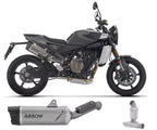 Arrow Exhaust Muffler + Central Link Pipe Arrow Indy Race EVO Titanium for Husqvarna Svartpilen 801 2024-2026 - ARROW EXHAUSTS