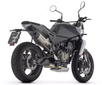 Arrow Exhaust Muffler + Central Link Pipe Arrow Indy Race EVO Titanium for Husqvarna Svartpilen 801 2024-2026 - ARROW EXHAUSTS