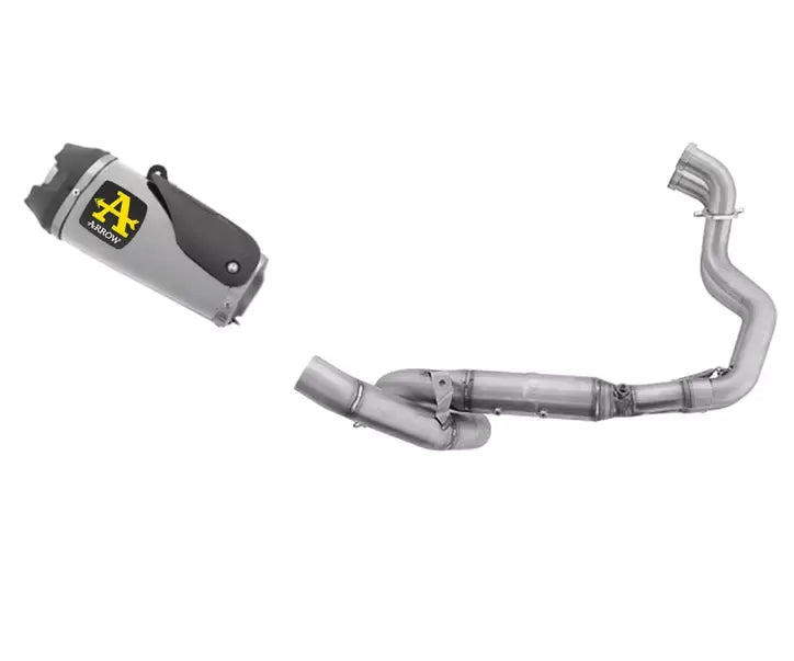 Arrow Dark Titanium Full System Exhaust Works + Exhaust Headers for Suzuki GSX-8R / S 2024-2026 - ARROW EXHAUSTS