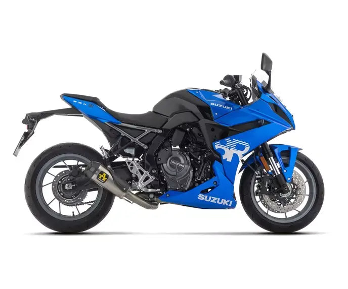 Arrow Works Titanium Carbon End Cap Full System Exhaust for Suzuki GSX-8R / S 2024-2026 - ARROW EXHAUSTS