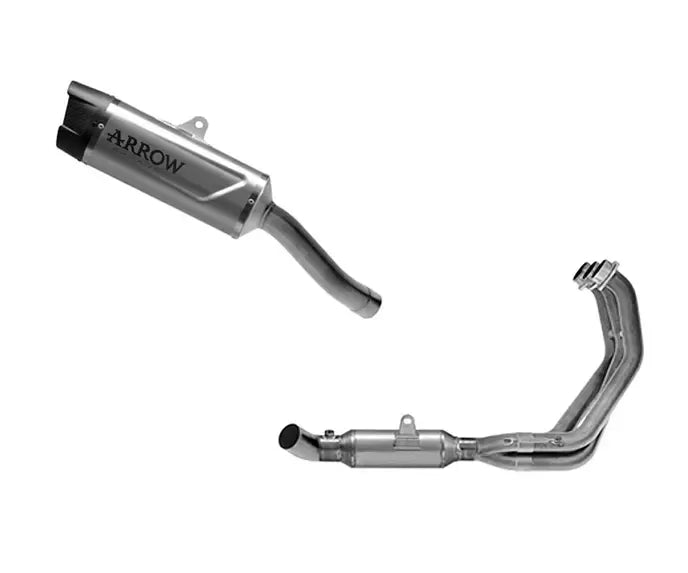 Arrow Titanium-Carby End Cap Full System Exhaust Indy Race EVO + Exhaust Headers for Yamaha YZF R9 2025-2026 - ARROW EXHAUSTS