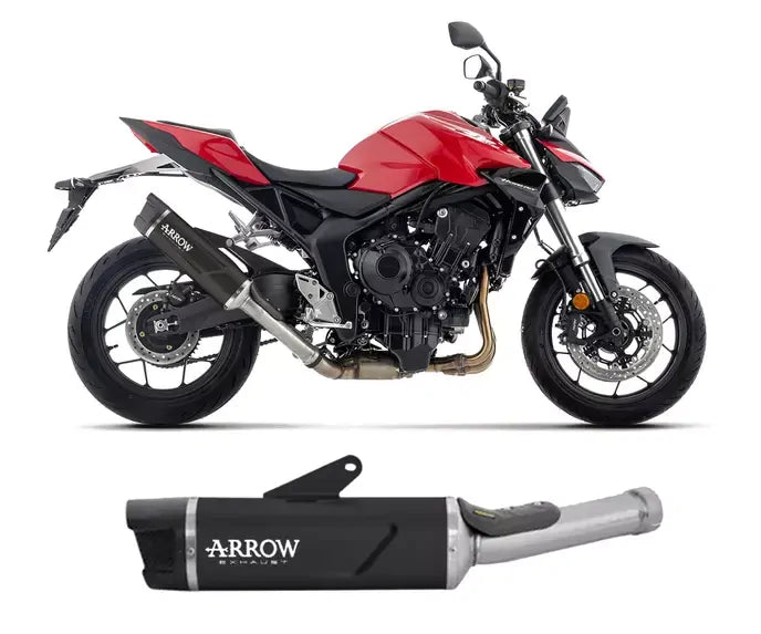Arrow Exhaust Muffler Indy Race EVO Dark Aluminium for Honda Cb 1000 Hornet 2025-2026 - ARROW EXHAUSTS