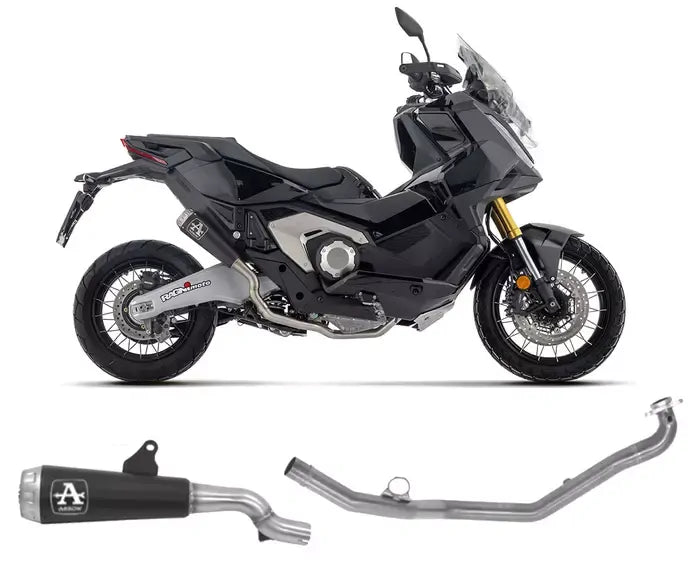 Arrow PRO-RACE Dark Nichrom Full System Exhaust for Honda X-Adv 750 2025-2026 - ARROW EXHAUSTS
