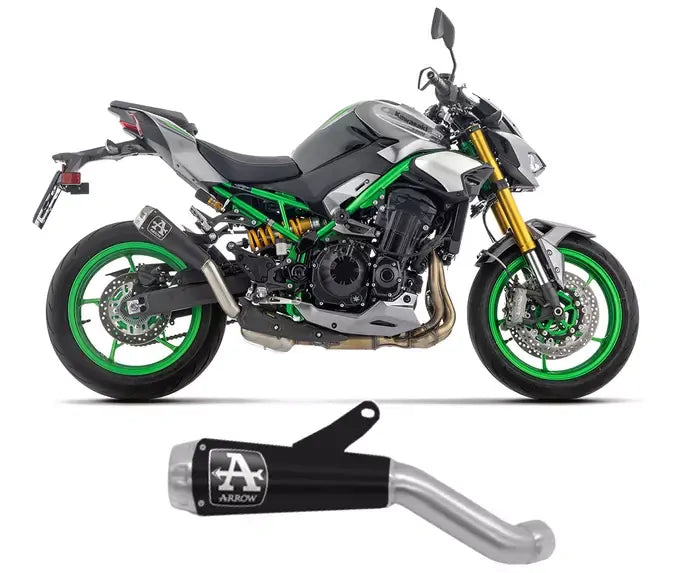 Arrow Exhaust Muffler PRO-RACE DARK Nichrom for Kawasaki Z 900 2025-2026 - ARROW EXHAUSTS
