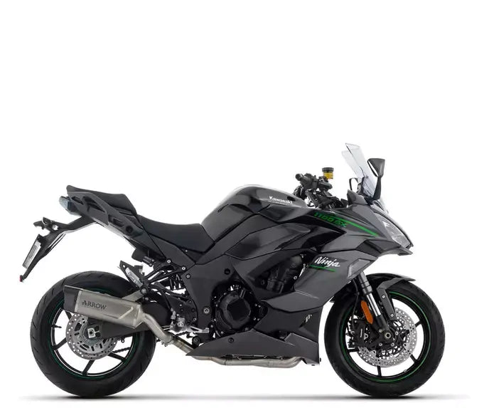 Arrow Indy-Race Titanium Carbon End Cap Exhaust Muffler for Kawasaki Ninja 1100 SX 2025-2026 - ARROW EXHAUSTS