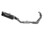 Arrow Approved Full System Exhaust Arrow Indy Race EVO Dark Aluminium Carbon End Cap for Yamaha MT-09 / SP 2024-2026 - ARROW EXHAUSTS