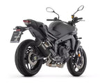 Arrow Approved Full System Exhaust Arrow Indy Race EVO Dark Aluminium Carbon End Cap for Yamaha MT-09 / SP 2024-2026 - ARROW EXHAUSTS
