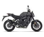 Arrow Approved Full System Exhaust Arrow Indy Race EVO Dark Aluminium Carbon End Cap for Yamaha MT-09 / SP 2024-2026 - ARROW EXHAUSTS