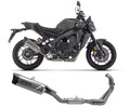 Arrow Approved Full System Exhaust Arrow Indy Race EVO Titanium Carbon End Cap for Yamaha MT-09 / SP 2024-2026 - ARROW EXHAUSTS
