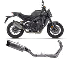 Arrow Approved Full System Exhaust Arrow Indy Race EVO Titanium Carbon End Cap for Yamaha MT-09 / SP 2024-2026 - ARROW EXHAUSTS
