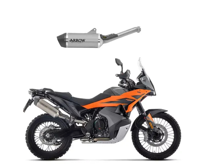 Arrow Approved Aluminium Arrow Exhaust Race-Tech Carbon End Cap for KTM 790 Adventure 2024-2026 - ARROW EXHAUSTS