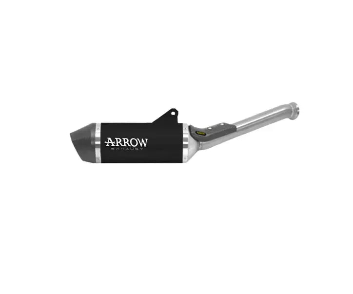 Arrow Approved Dark Aluminium Arrow Exhaust Race-Tech Carbon End Cap for KTM 790 Adventure 2024-2026 - ARROW EXHAUSTS
