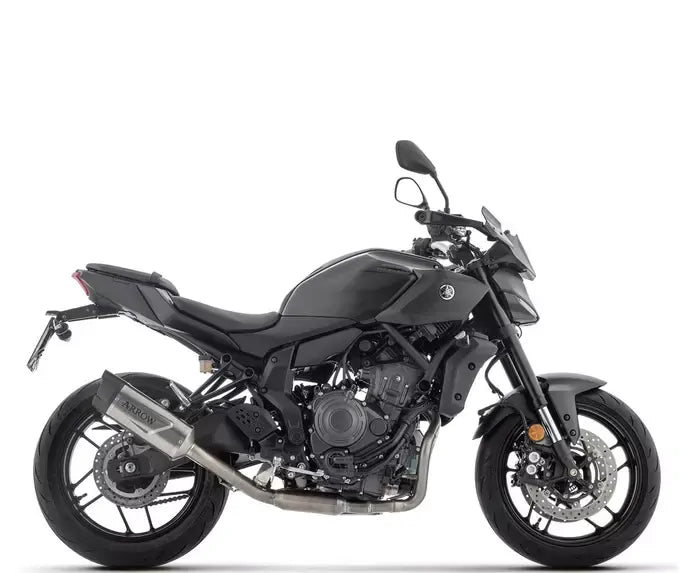 Arrow Indy-Race EVO Titanium / Stainless Steel Exhaust Headers / Carbon End Cap Full System Exhaust for Yamaha MT-07 2025-2026 - ARROW EXHAUSTS