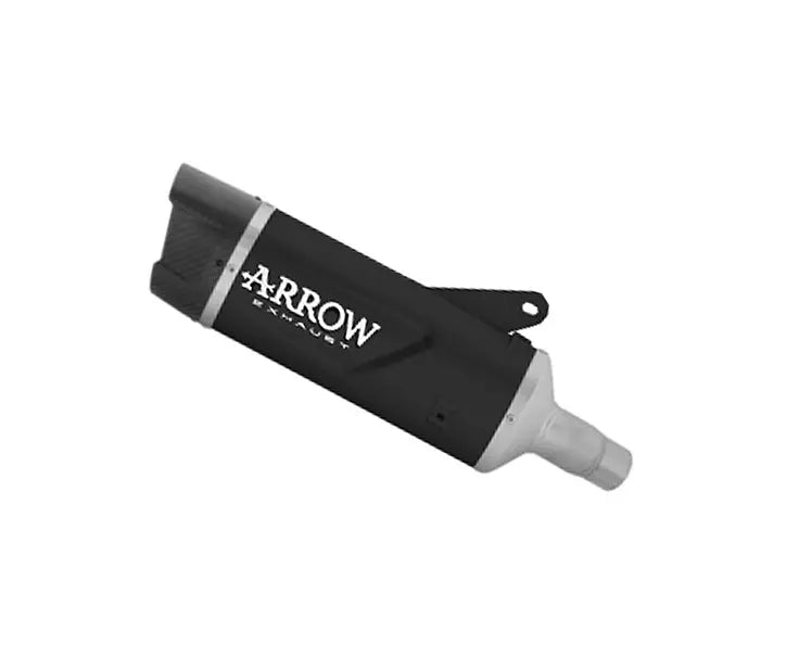 Arrow QJ Motor SRK 800 RR Slip-On Exhaust 2025-2026 – Indy Race EVO Black Aluminium