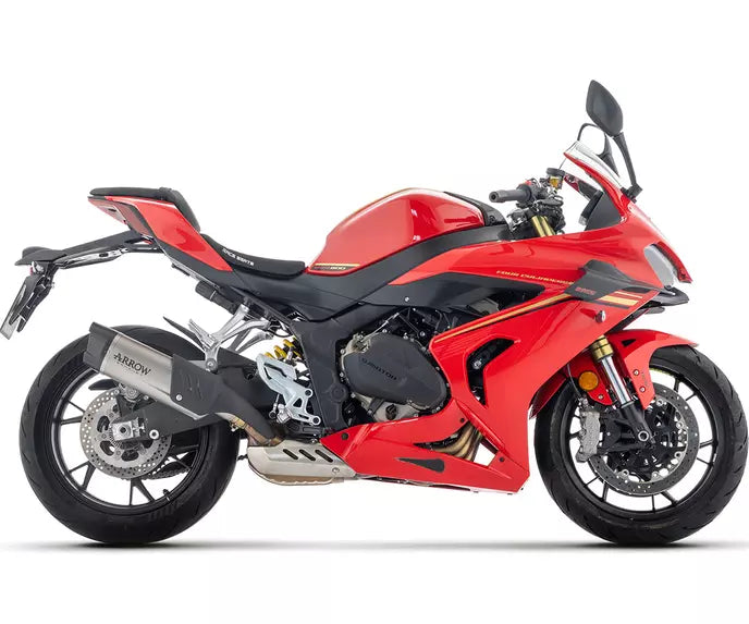 Arrow QJ Motor SRK 800 RR Slip-On Exhaust 2025-2026 – Indy Race EVO Titanium