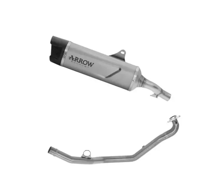 Arrow Indy Race EVO Titanium Slip-On + Exhaust Headers Not Road Legal for Honda Nc 750 X 2025-2026 - ARROW EXHAUSTS