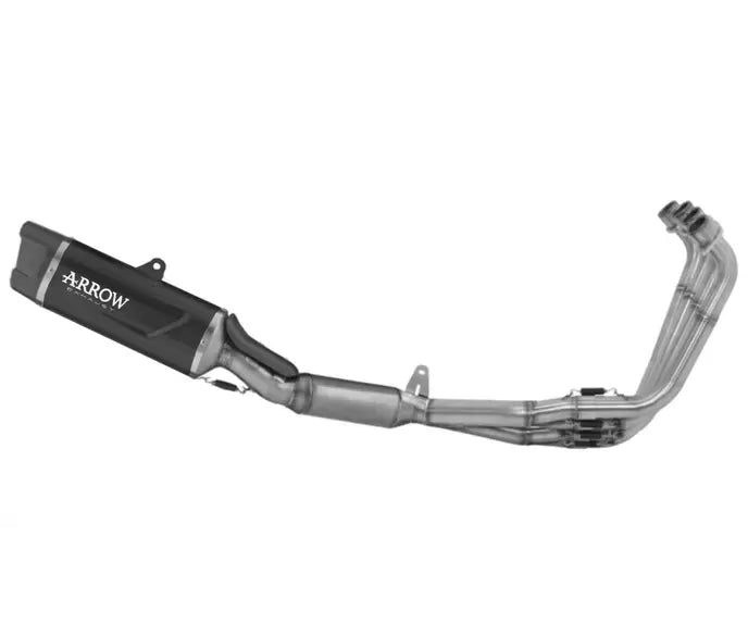 Arrow Approved Dark Aluminium Full System Exhaust Indy Race EVO for Honda Cb / CBR 650 R 2024-2026 - ARROW EXHAUSTS