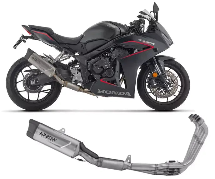 Arrow Approved Titanium Full System Exhaust Indy Race EVO for Honda Cb / CBR 650 R 2024-2026 - ARROW EXHAUSTS