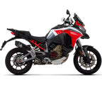 Arrow Dark Titanium Exhaust Muffler Veloce for Ducati Multistrada V4 1100 2021-2024 - ARROW EXHAUSTS