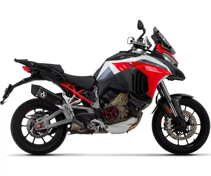Arrow Dark Titanium Exhaust Muffler Veloce for Ducati Multistrada V4 1100 2021-2024 - ARROW EXHAUSTS