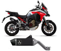 Arrow Dark Titanium Exhaust Muffler Veloce for Ducati Multistrada V4 1100 2021-2024 - ARROW EXHAUSTS