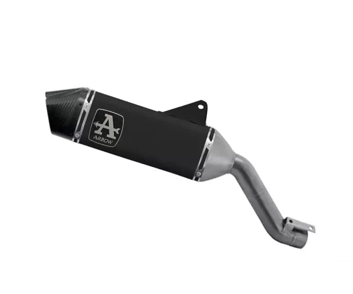 Arrow Dark Titanium Exhaust Muffler Veloce for Ducati Multistrada V4 1100 2021-2024 - ARROW EXHAUSTS