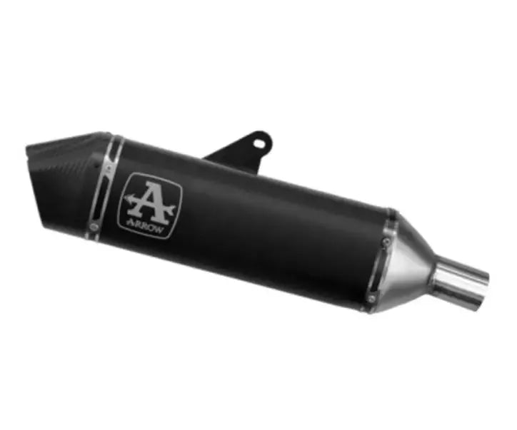 Arrow Veloce Black Aluminium Exhaust Muffler for Triumph Tiger 1200 2022-2026 - ARROW EXHAUSTS