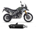 TRIUMPH TIGER 900 GT / GT PRO 2024 Exhaust Racing Muffler Arrow Veloce Black Aluminum - 72006VAN - ARROW EXHAUSTS