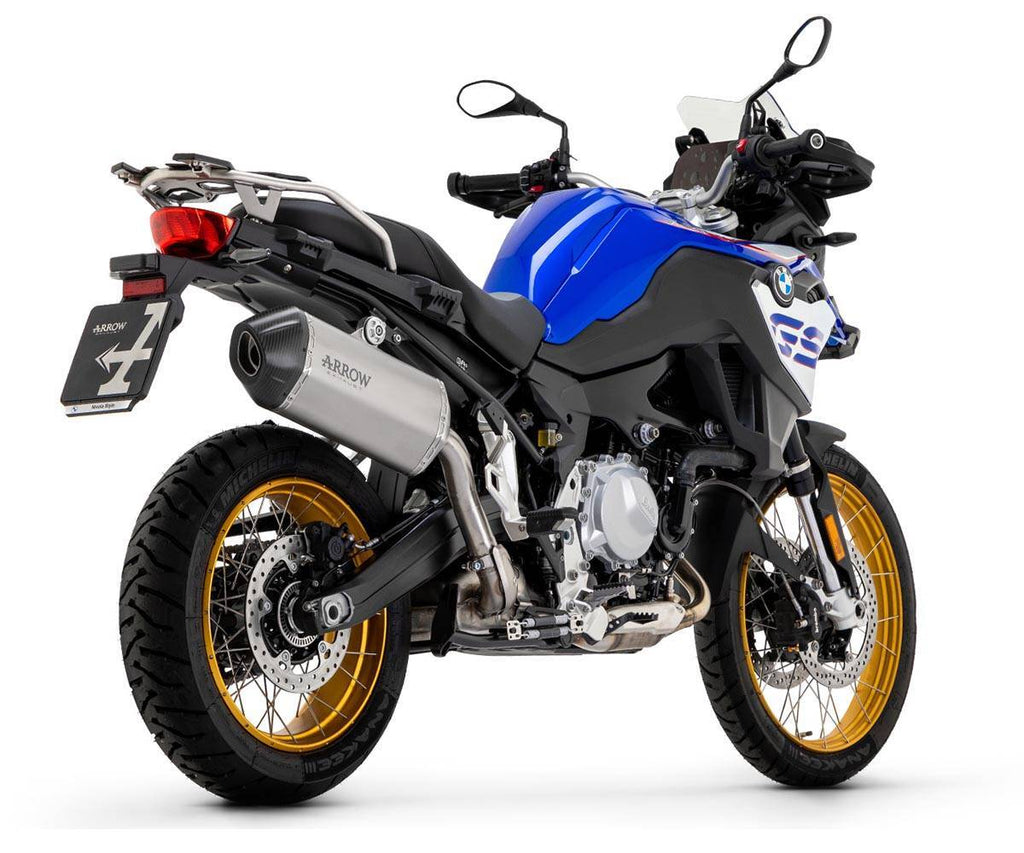 BMW F 750 Gs 2021-2023 Exhaust Muffler Arrow Sonora Carbon+link Pipe - 72010SK71776MI - ARROW EXHAUSTS