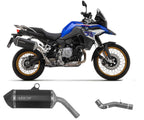 BMW F 750 Gs 2021-2023 Exhaust Muffler Arrow Sonora Carbon Dark+link Pipe - 72010SKN71776MI - ARROW EXHAUSTS
