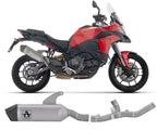 Arrow Veloce Titanium with Carbon End Cap Full System Exhaust for Ducati Multistrada V2 / V2S 2025-2026 - ARROW EXHAUSTS