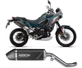 Arrow Indy Race EVO Dark Aluminium Exhaust Muffler High Version for Kawasaki Kle 500 2026 - ARROW EXHAUSTS