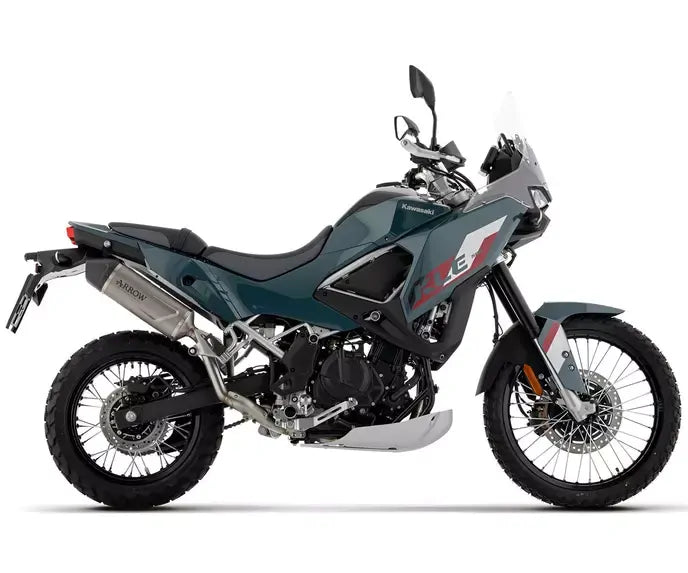 Arrow Indy Race EVO Titanium Full System Exhaust High Version for Kawasaki Kle 500 2026 - ARROW EXHAUSTS