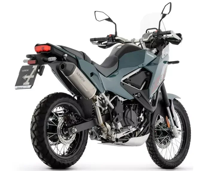 Arrow Indy Race EVO Titanium Full System Exhaust High Version for Kawasaki Kle 500 2026 - ARROW EXHAUSTS