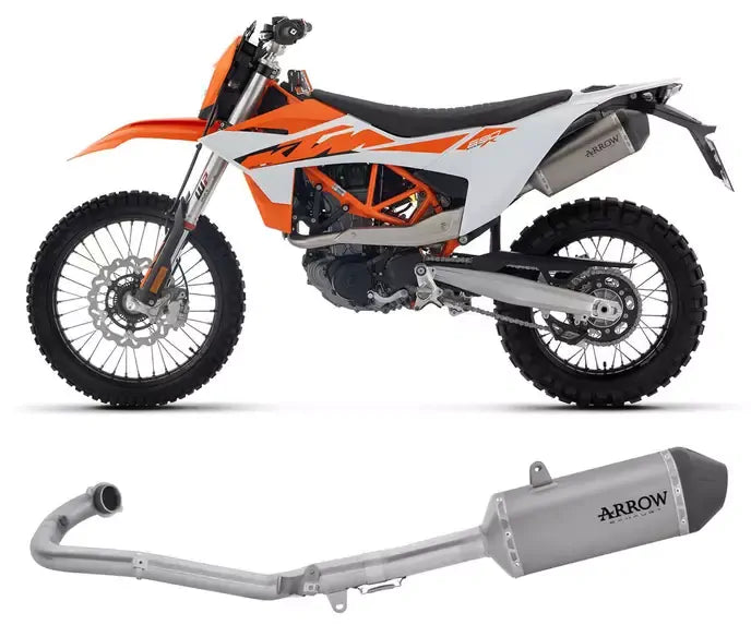 Arrow EXPLORER Titanium Full System Exhaust for KTM 690 Enduro R / SMC-R 2025-2026 - ARROW EXHAUSTS